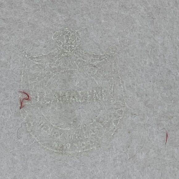 Vintage 1950's Llamasene Cream Hat & Faux Hat Pin - Picture 8 of 8